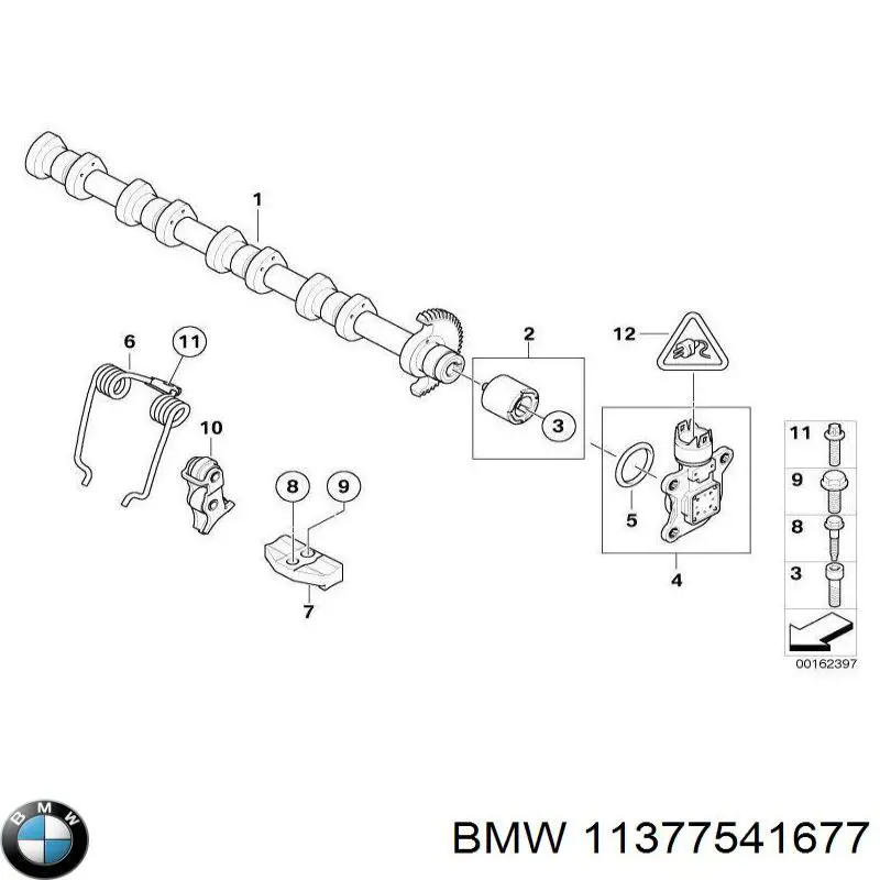 11377541677 BMW sensor de arbol de levas