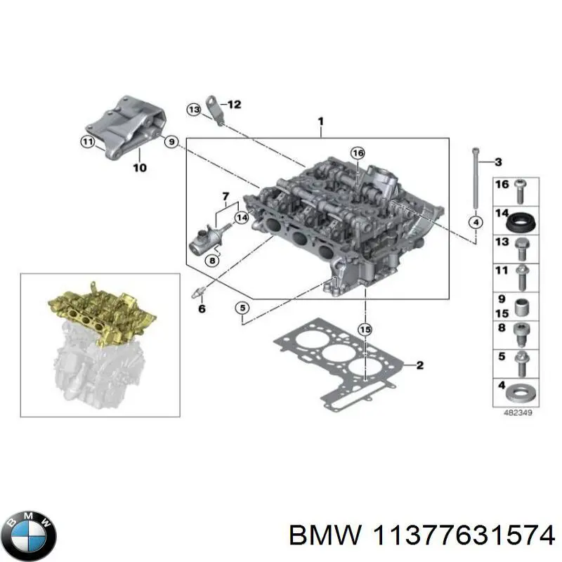 Comprar 7631574 BMW Válvula de control del árbol de levas