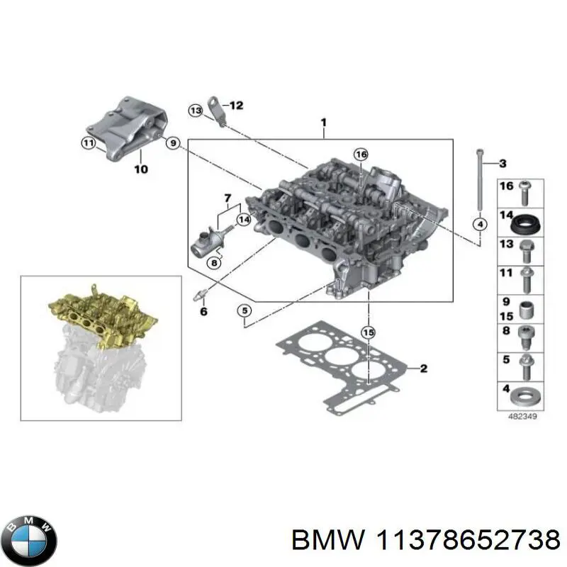 Válvula de control del árbol de levas BMW 11378652738 precio, desde 410,16 EUR