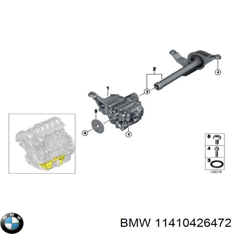 Tornillo del cárter del motor BMW 11410426472 precio, desde 20,38 EUR