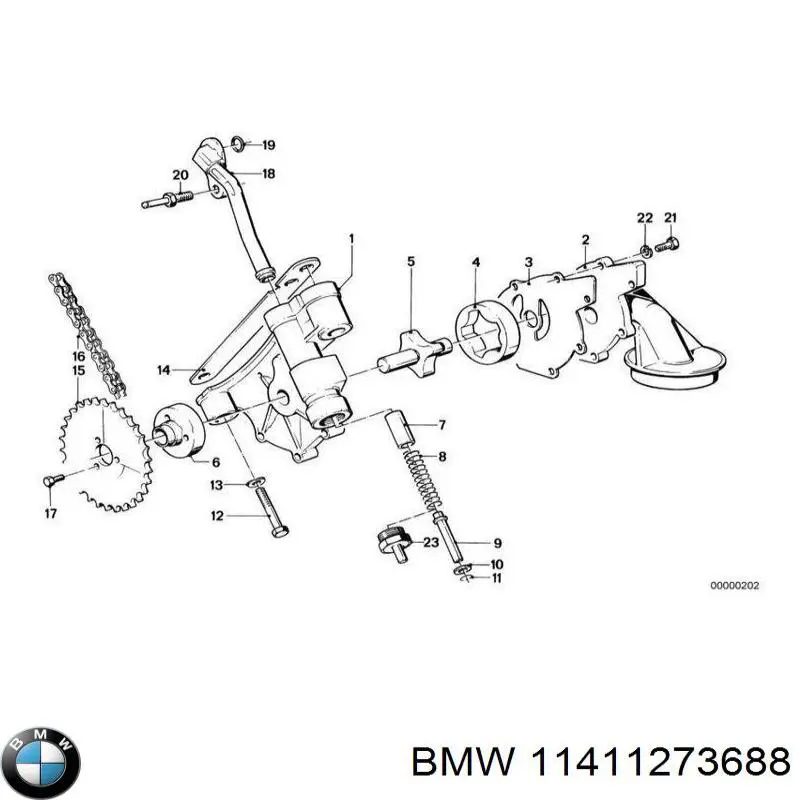 Comprar 11411273688 BMW Engranaje de la bomba de aceite
