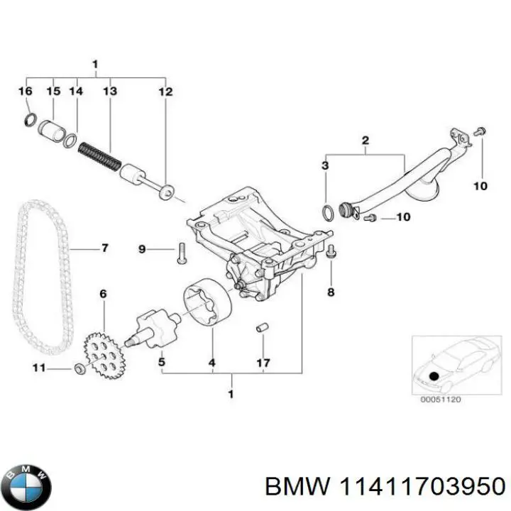 11411703950 BMW 