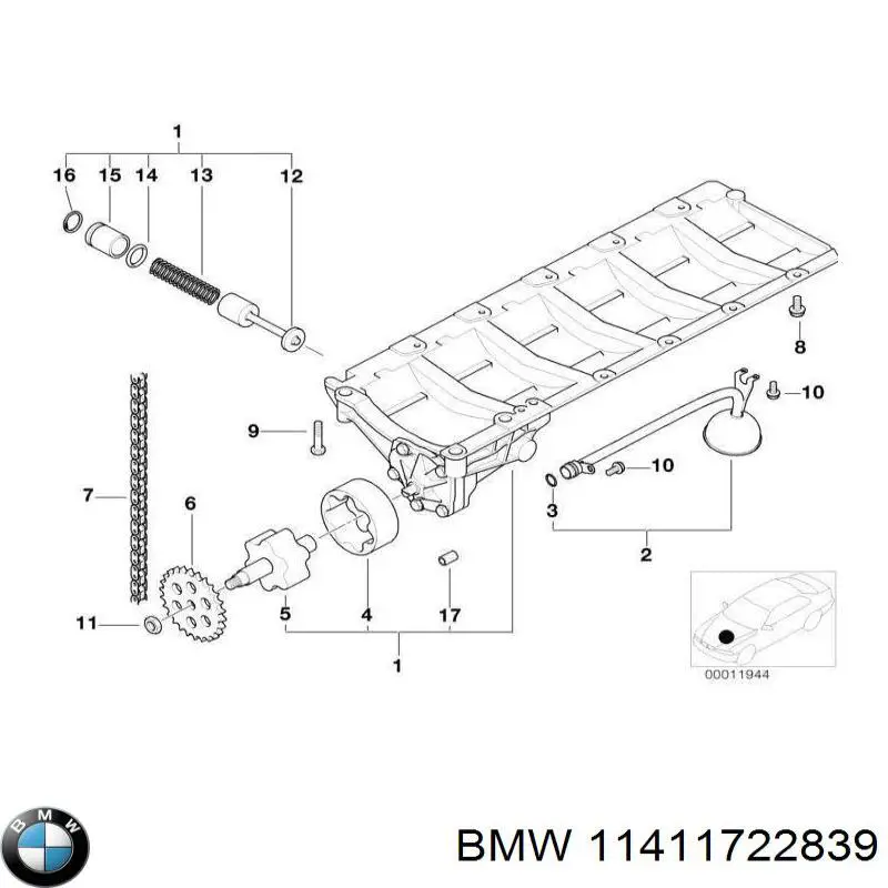 Comprar 11411722839 BMW 
