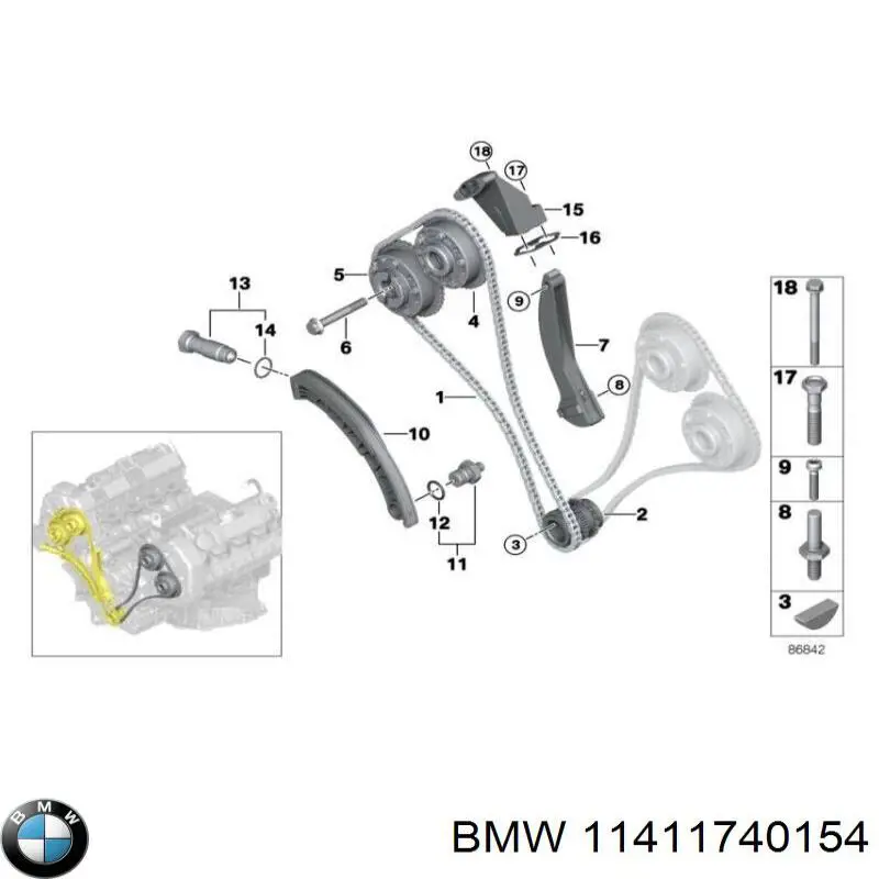 11411730475 BMW bomba de aceite