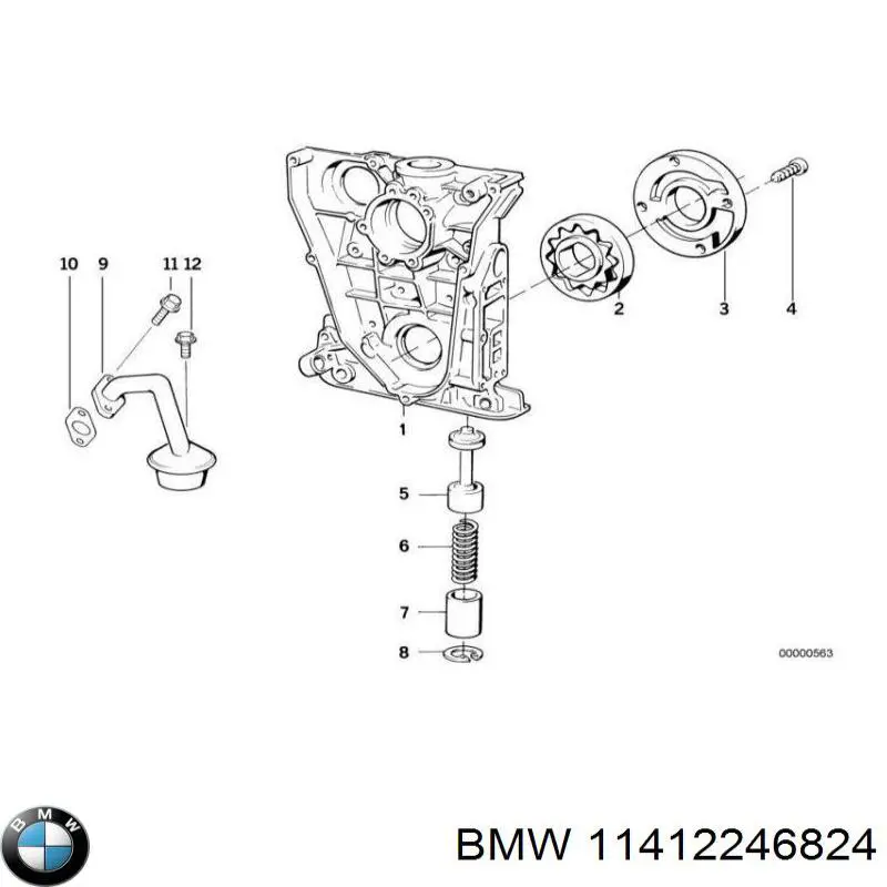 Comprar 11412246824 BMW Bomba De Aceite