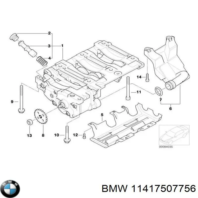 Comprar 11417507756 BMW Junta de tapa del tubo de llenado de aceite