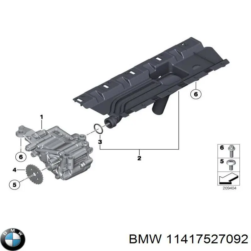 11417527092 BMW junta, tapa de tubo de llenado de aceite