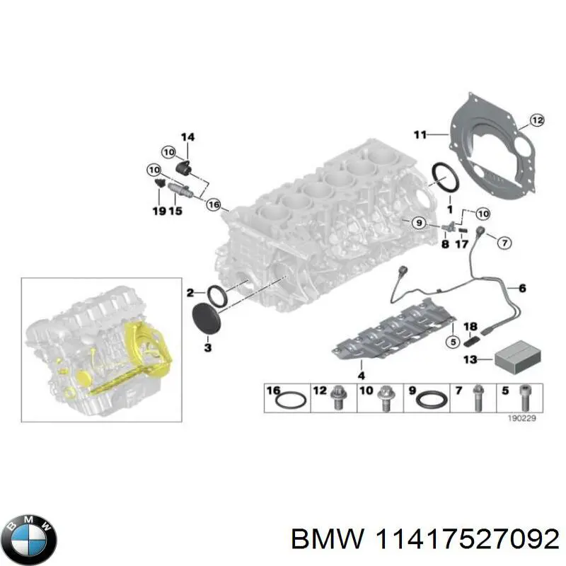 Comprar 11417527092 BMW Junta de tapa del tubo de llenado de aceite