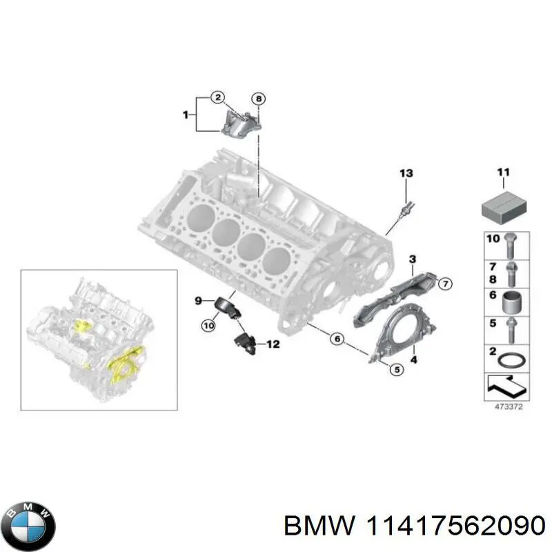 Junta de tapa del tubo de llenado de aceite BMW 11417562090 precio, desde 23,93 EUR