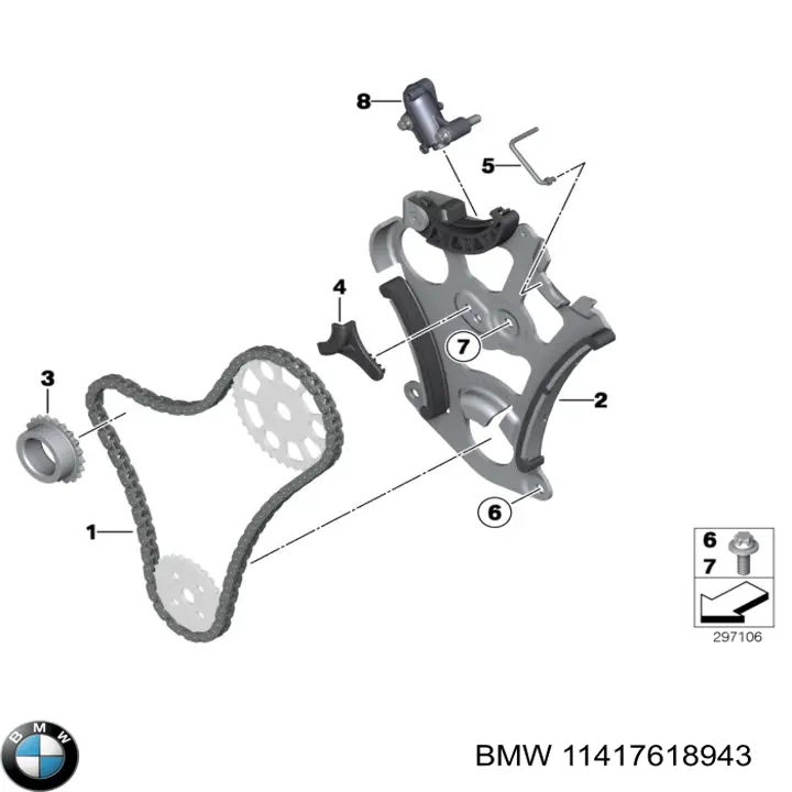Comprar 11417618943 BMW Tensor de cadena de distribución