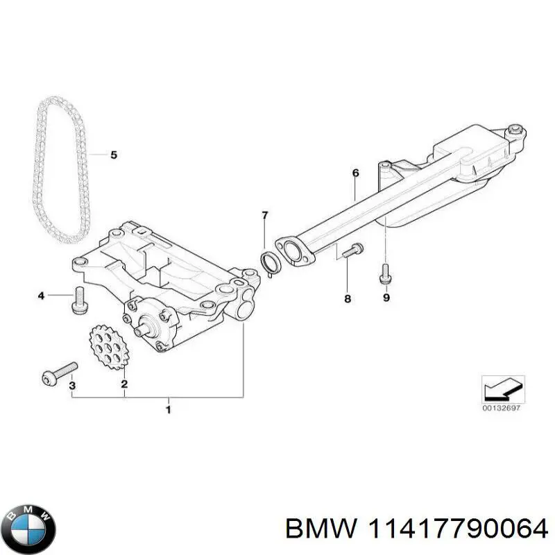 Junta de la bomba de aceite BMW 11417790064 precio, desde 12,49 EUR