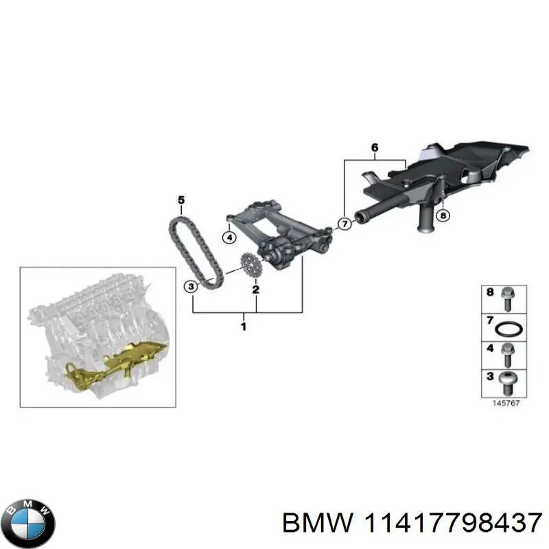 Comprar 11417798437 BMW Junta de tapa del tubo de llenado de aceite