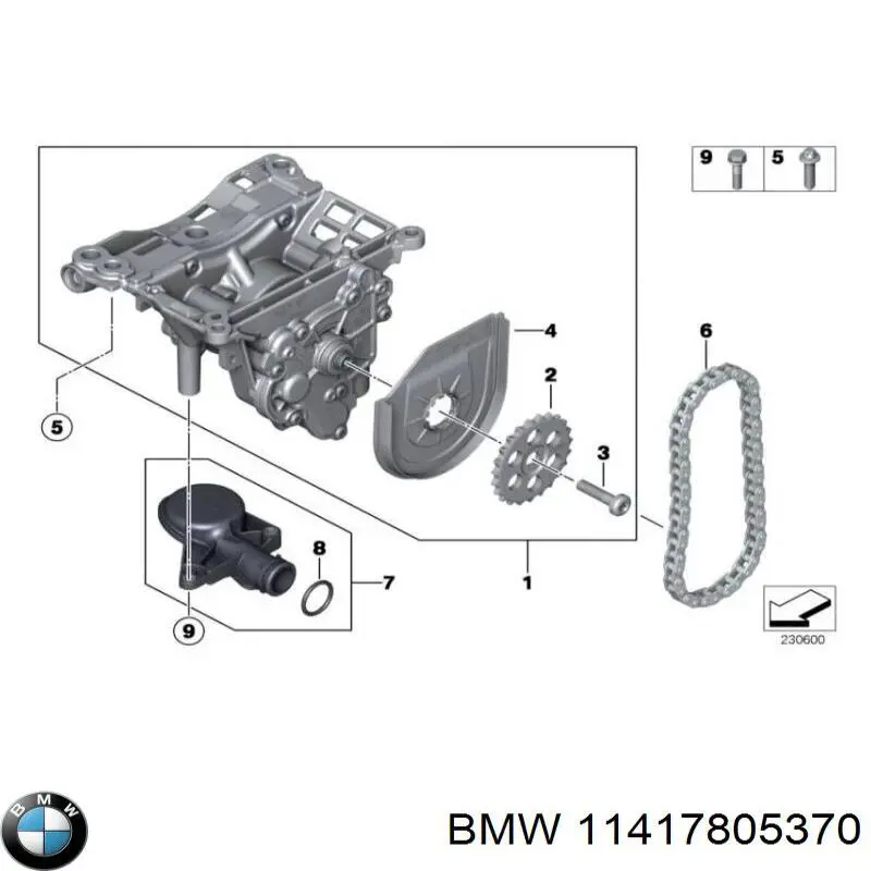 Comprar 11417805370 BMW Junta de tapa del tubo de llenado de aceite