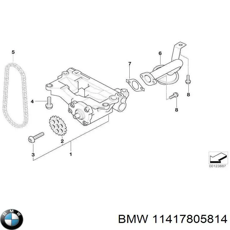 Bomba de aceite BMW 11417805814 precio, desde 490,55 EUR