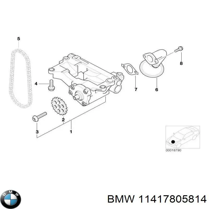 11412247217 BMW bomba de aceite