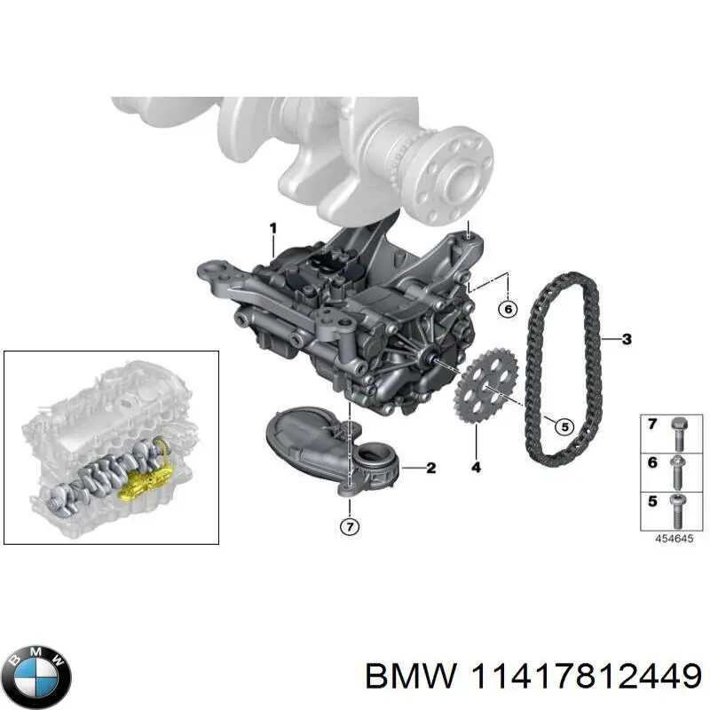 Engranaje de accionamiento de la bomba de aceite BMW 11417812449 precio, desde 12,98 EUR