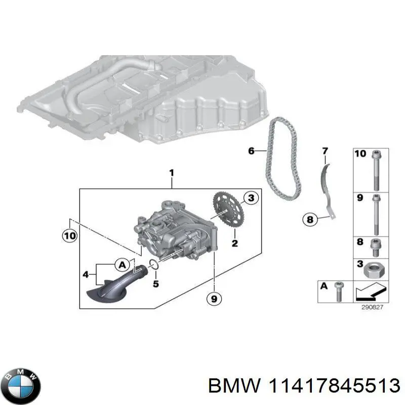11417845513 BMW Bomba de aceite