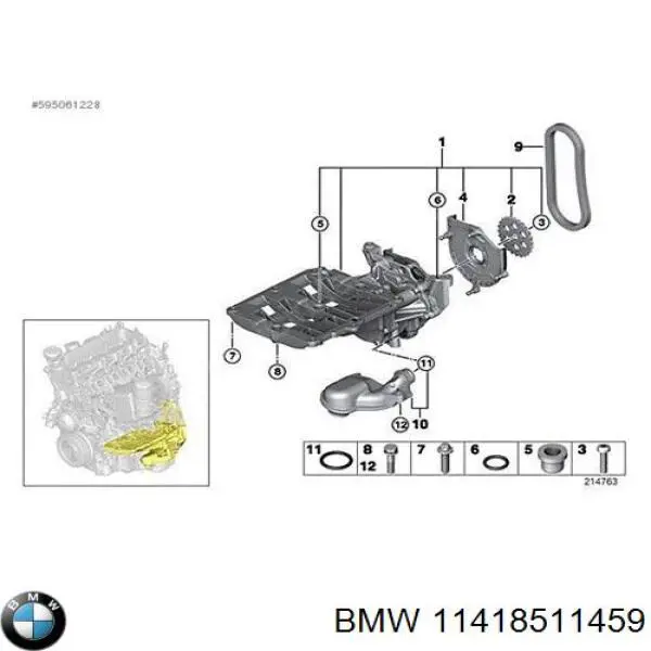 11418511459 BMW