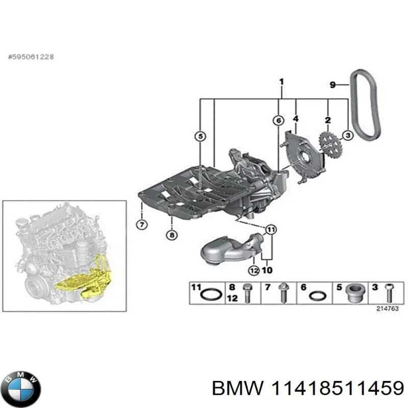 Bomba de aceite BMW 11418511459 precio, desde 540,14 EUR