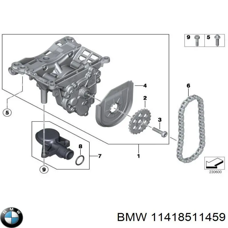 Comprar 11418511459 BMW Bomba De Aceite