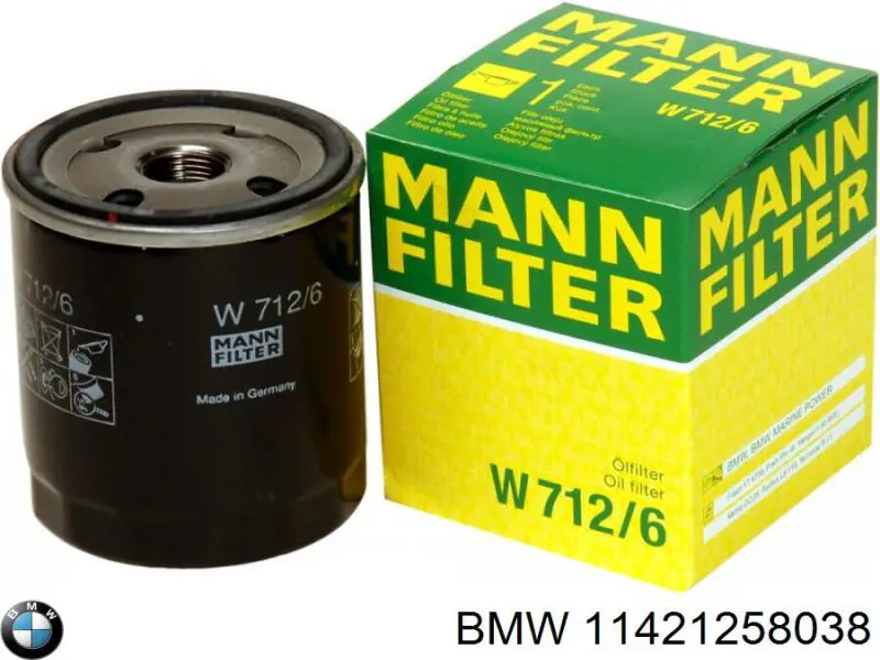 Filtro de aceite BMW 11421258038 precio, desde 4,67 EUR