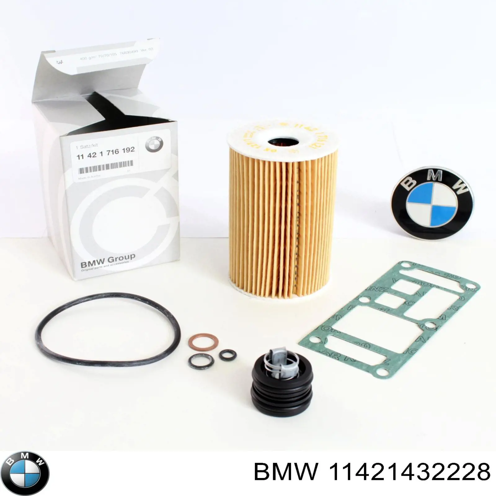 Válvula reguladora de presión de aceite 11421432228 BMW