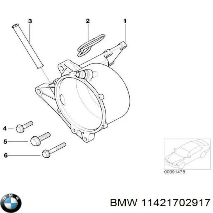  BMW 11421702917