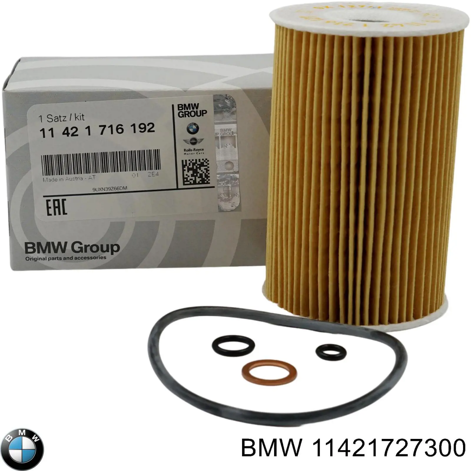 Filtro de aceite BMW 11421727300 precio, desde 4,70 EUR