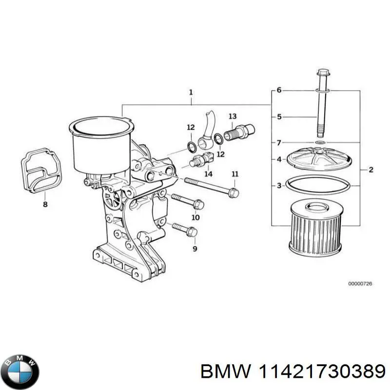 Comprar 11421730389 BMW Filtros de aceite