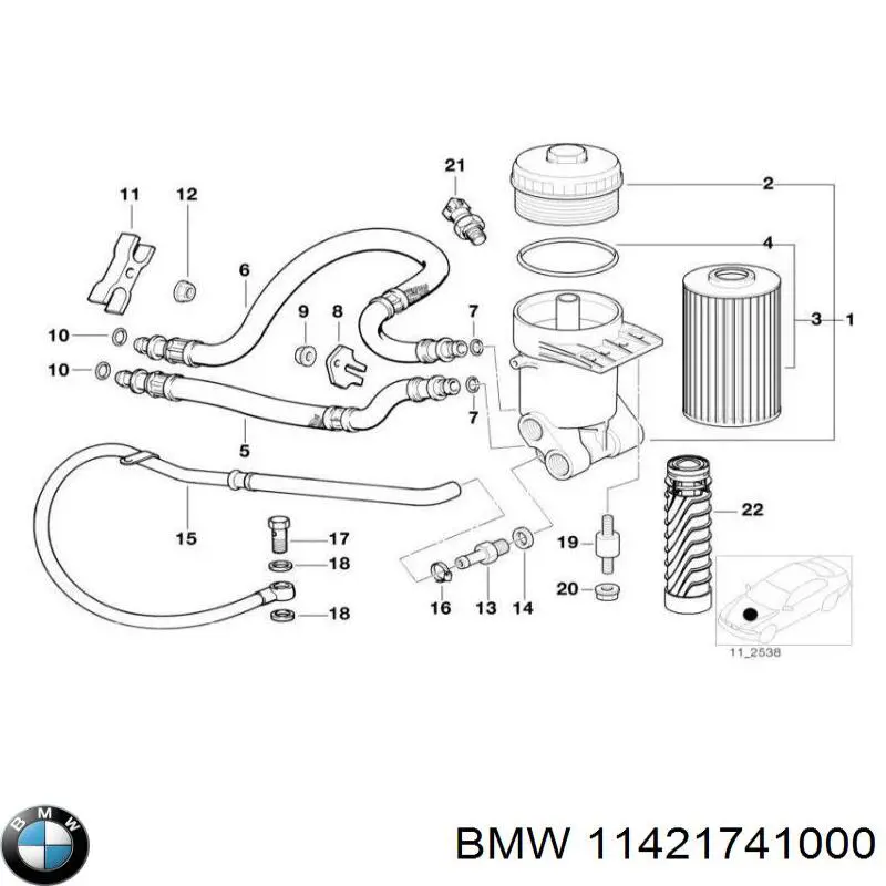 Junta del adaptador del filtro de aceite Mercedes A6069970745 precio, desde 4,82 EUR