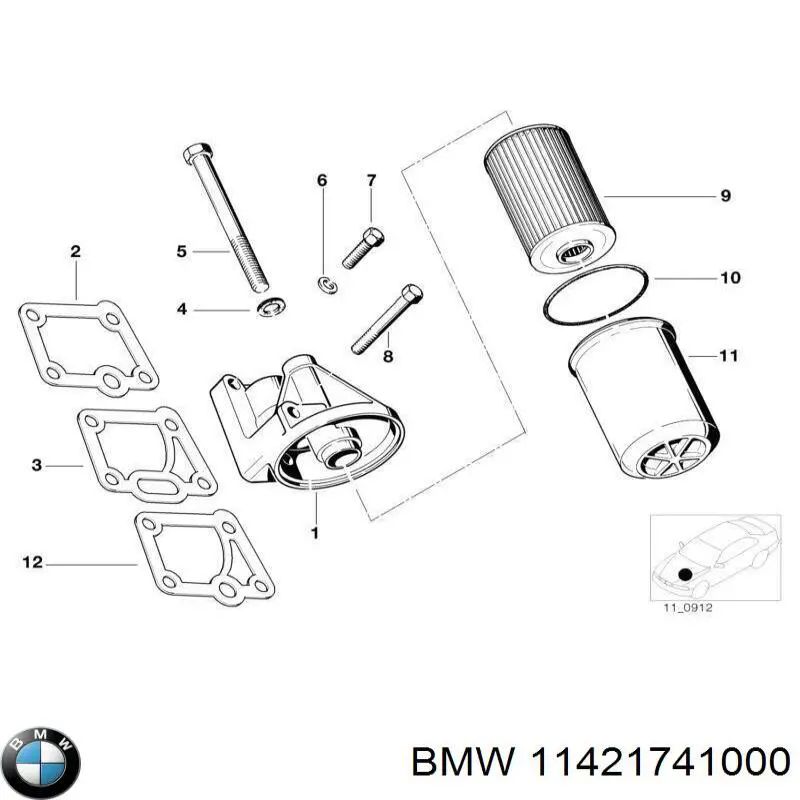 Comprar A6069970745 Mercedes Junta del adaptador del filtro de aceite