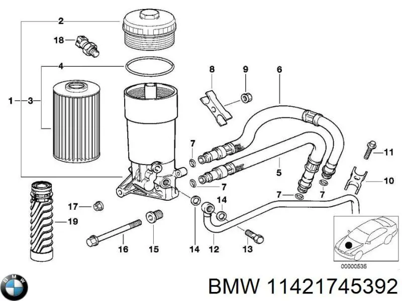 Comprar 11421745392 BMW Filtros de aceite