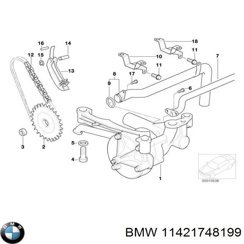 Comprar 11421748199 BMW Tobera de aceite