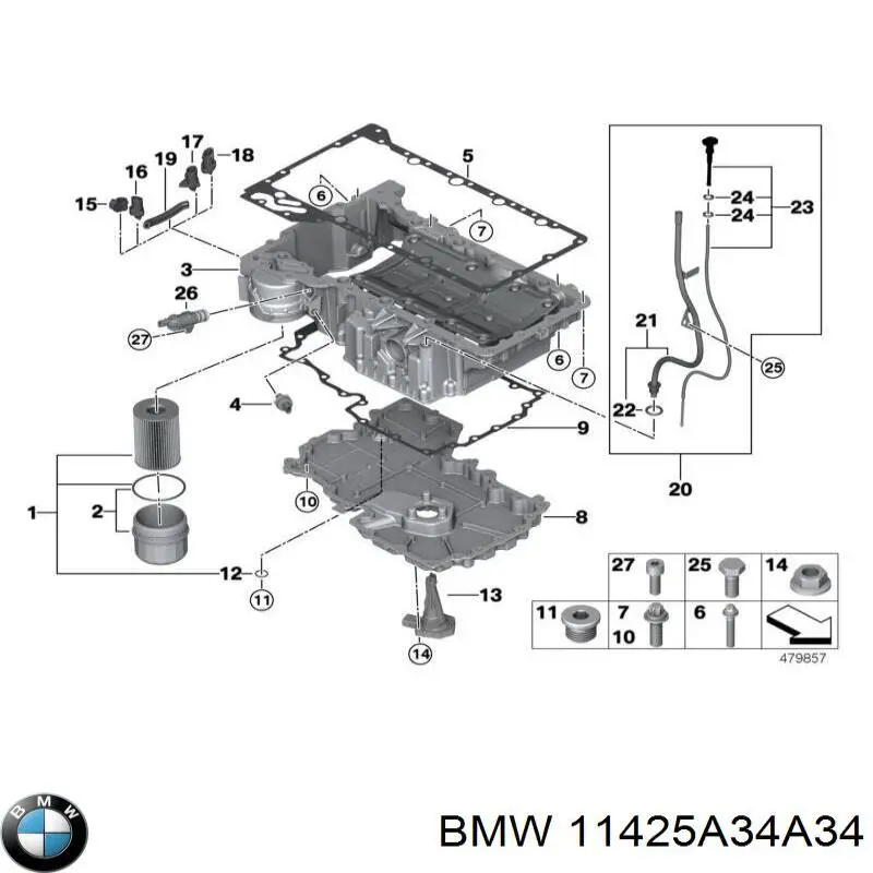 11425A34A34 BMW