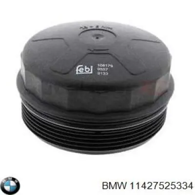 39131 Metalcaucho Tapa del filtro de aceite