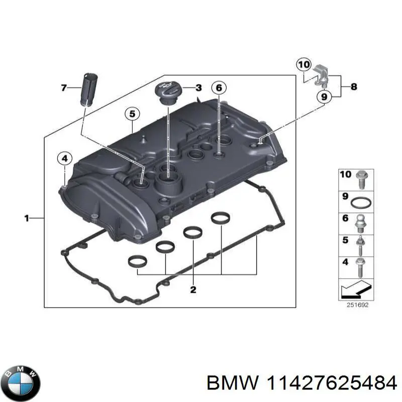 701 1129 Autotechteile junta, adaptador de filtro de aceite