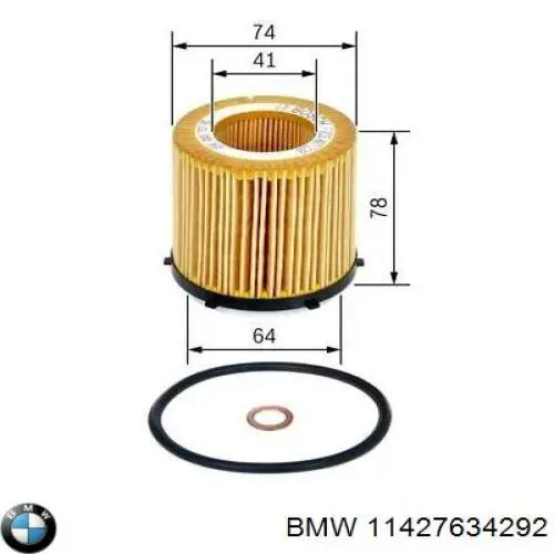 Comprar 11427634292 BMW Filtros de aceite