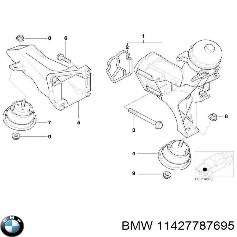 Junta del adaptador del filtro de aceite BMW 11427787695 precio, desde 5,31 EUR
