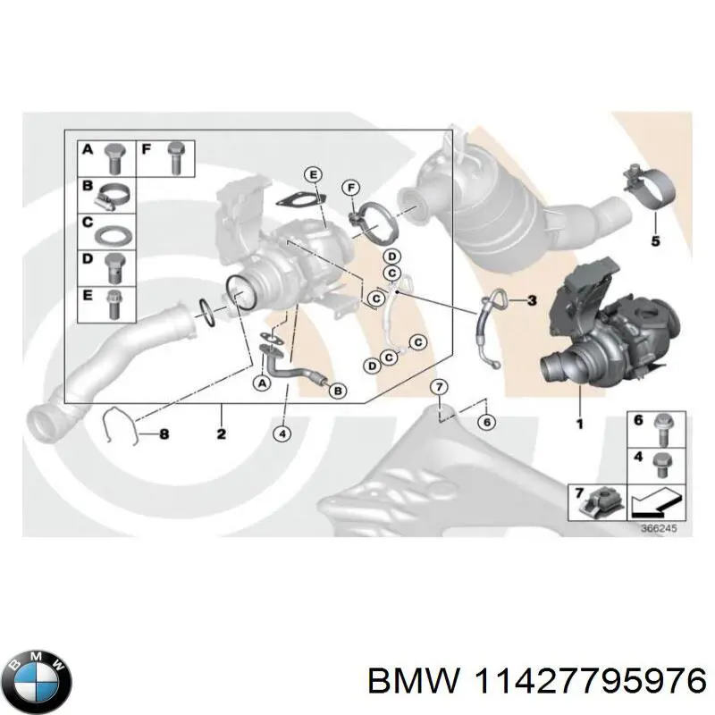 Tubo de drenaje de aceite de turbocompresor BMW 11427795976 precio, desde 9,23 EUR