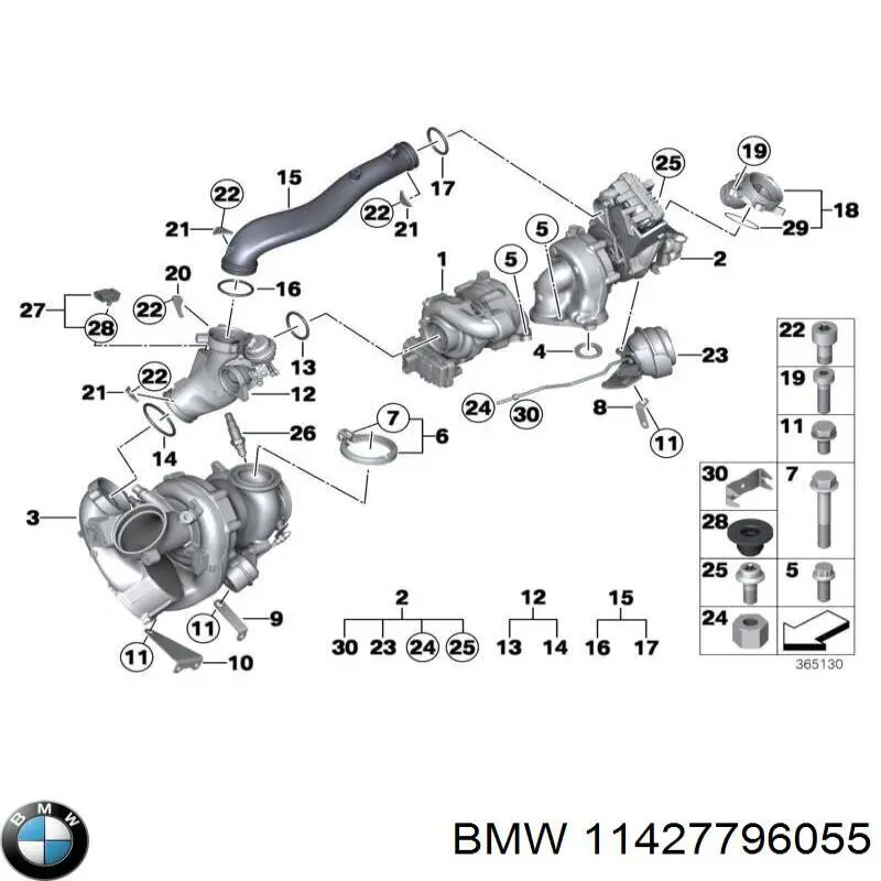 Comprar 11427796055 BMW Manguera de retorno de refrigerante del turbocompresor