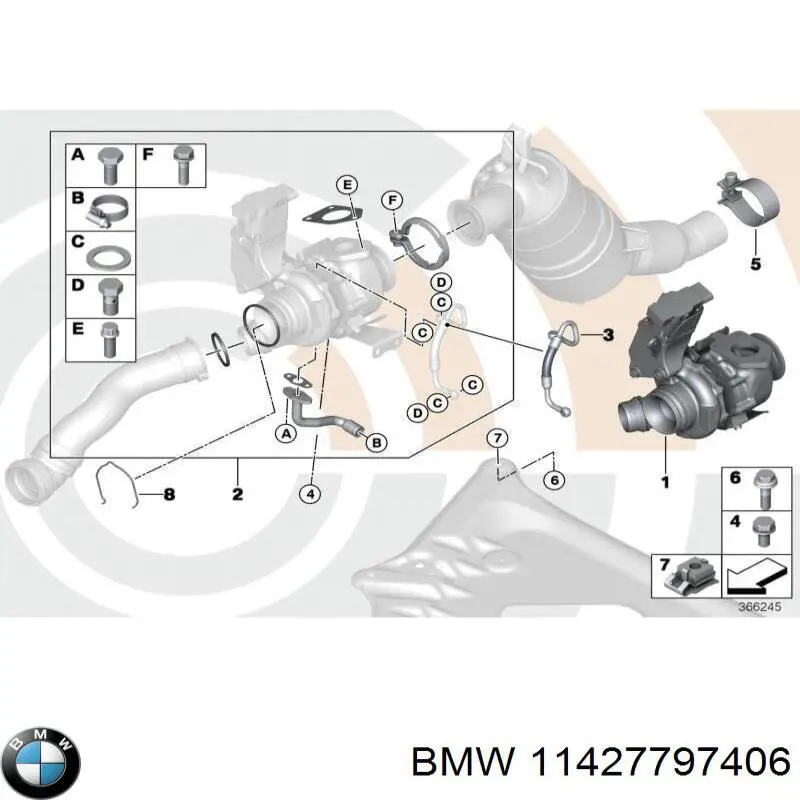 11427797406 BMW Decantador de aceite