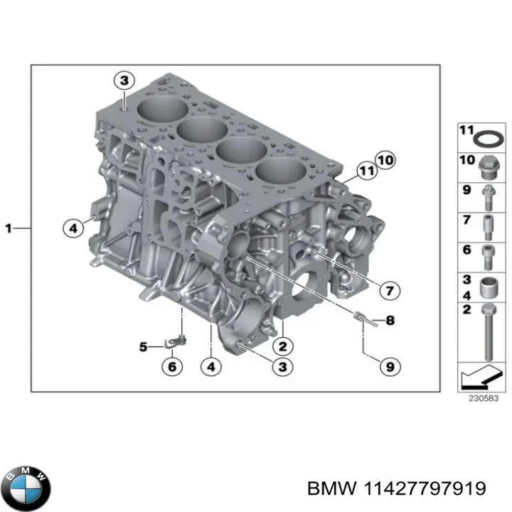 Filtro de aceite BMW 11427797919 precio, desde 46,94 EUR
