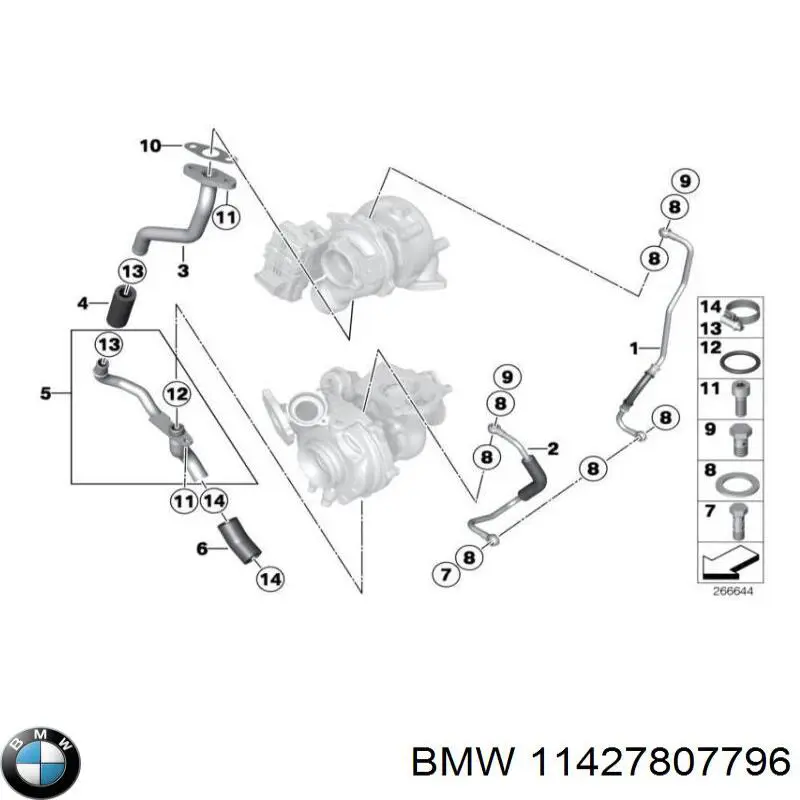 11427807796 BMW bomba de agua