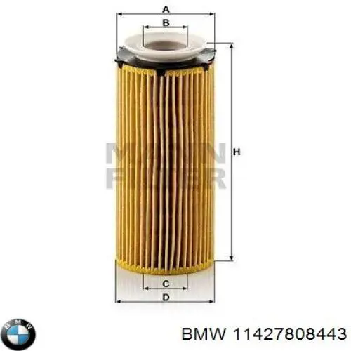 Filtro de aceite BMW 11427808443 precio, desde 10,99 EUR