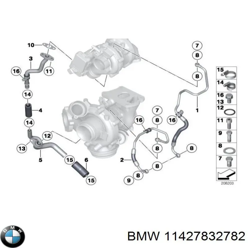 Comprar 11427832782 BMW Junta de colector de admisión