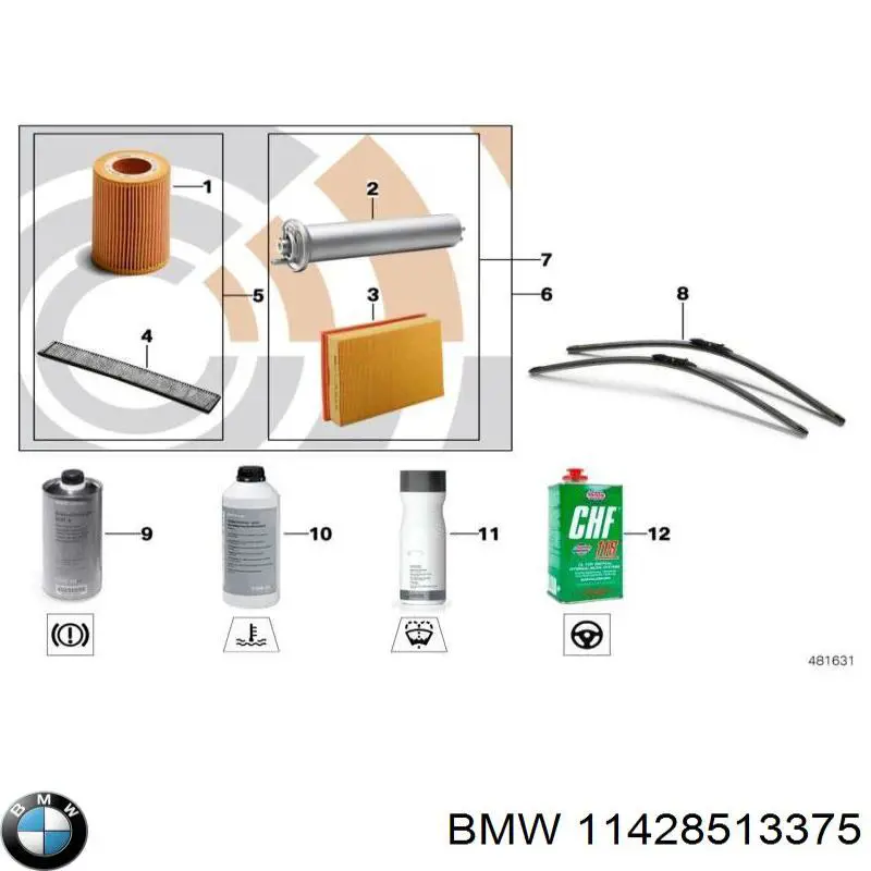 Comprar 11428513375 BMW Filtros de aceite