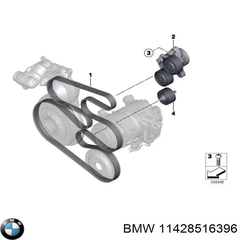 11428516396 BMW junta de radiador de aceite