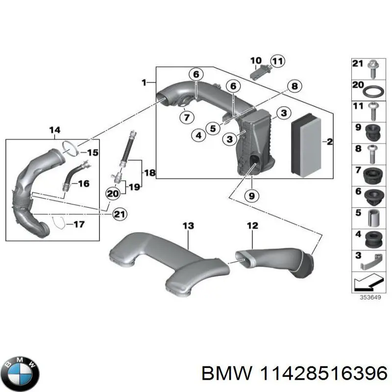 Comprar 11428516396 BMW Junta de radiador de aceite