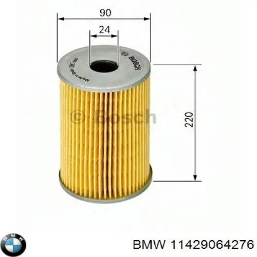 11429064276 BMW filtro de aceite