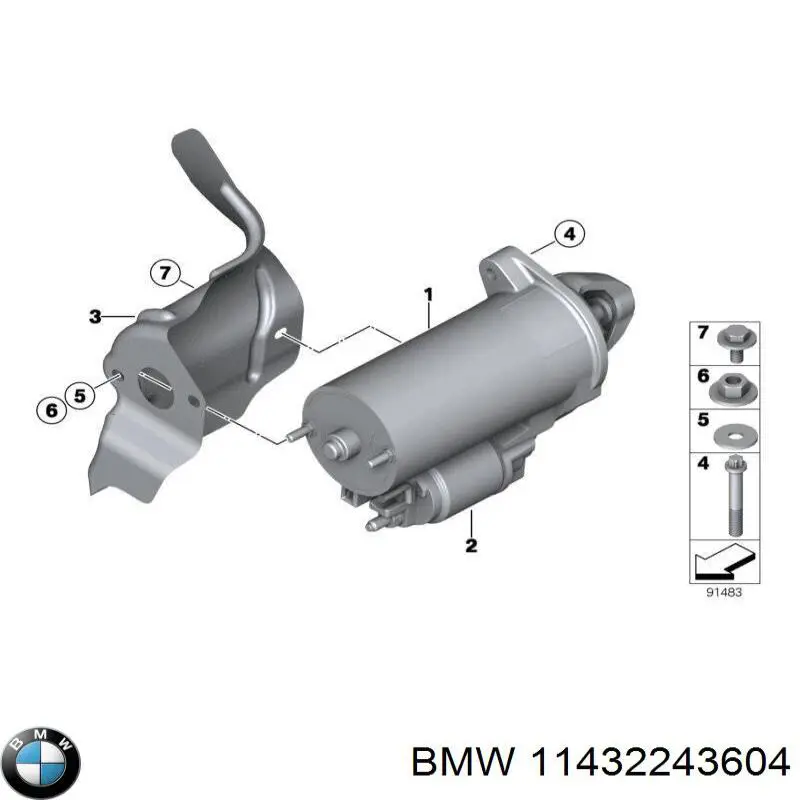  11432243604 BMW
